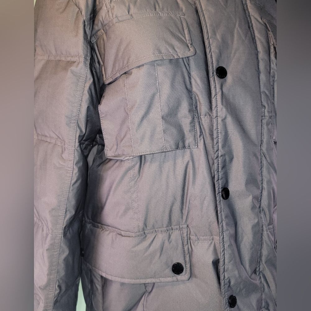 Mens Muchael Kors puffer coat Grey - Picture 3 of 5
